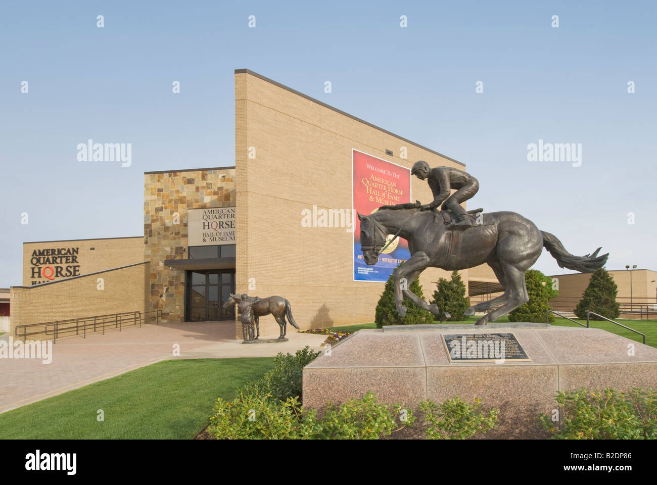 Texas Amarillo American Quarter Horse Hall Of Fame and Museum aussen Stockfoto