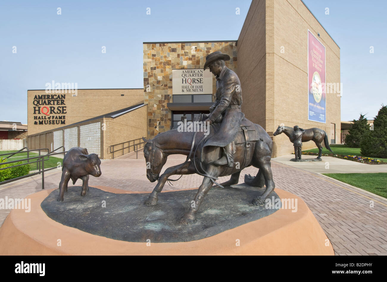 Texas Amarillo American Quarter Horse Hall Of Fame and Museum aussen Stockfoto