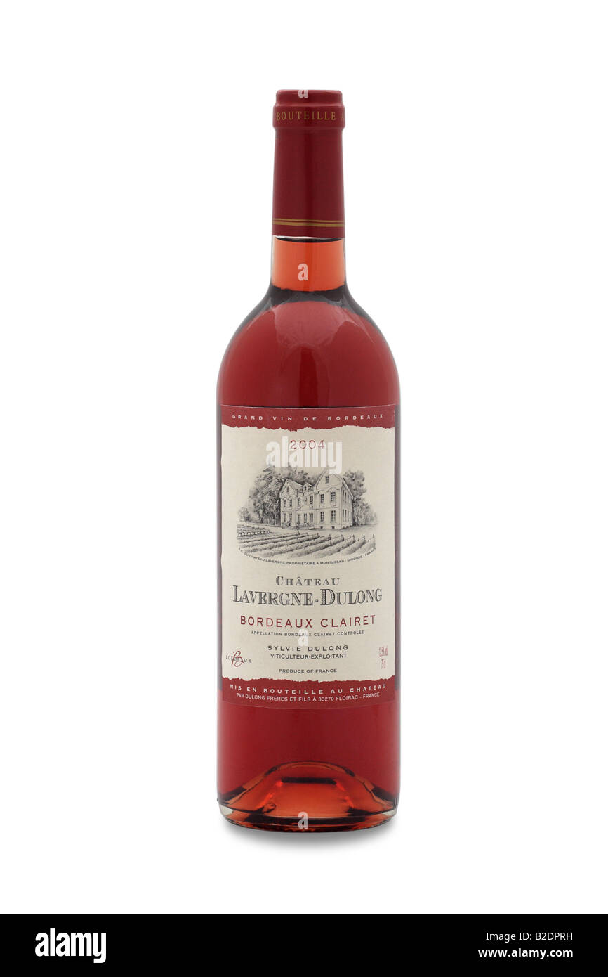 Grand vin de Bordeaux 2004 schloss Lavergne Dulon Frankreich rot Wein Stockfoto