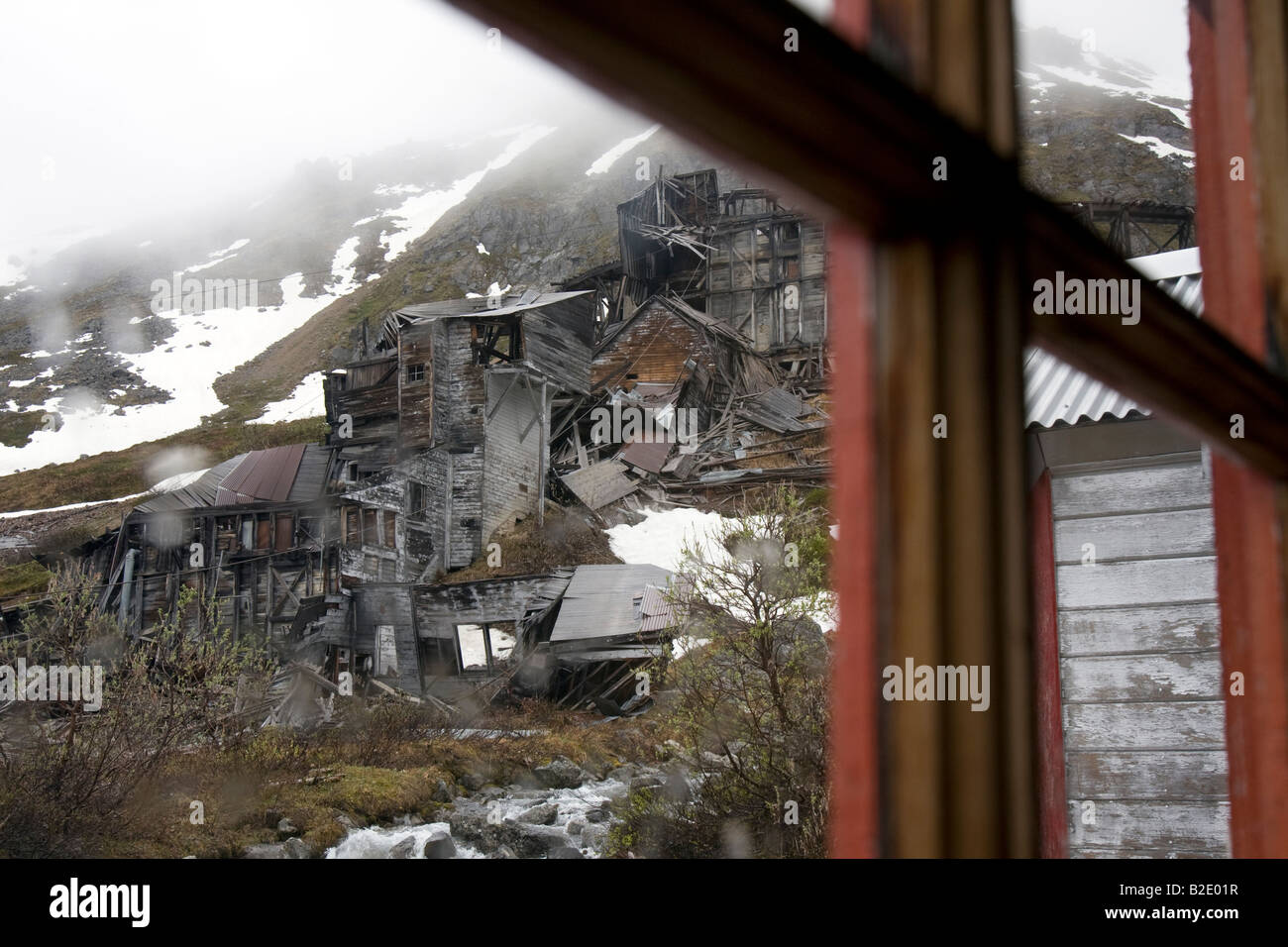 Verlassene Unabhängigkeit übergeben mir an Hatcher, Alaska, USA Stockfoto