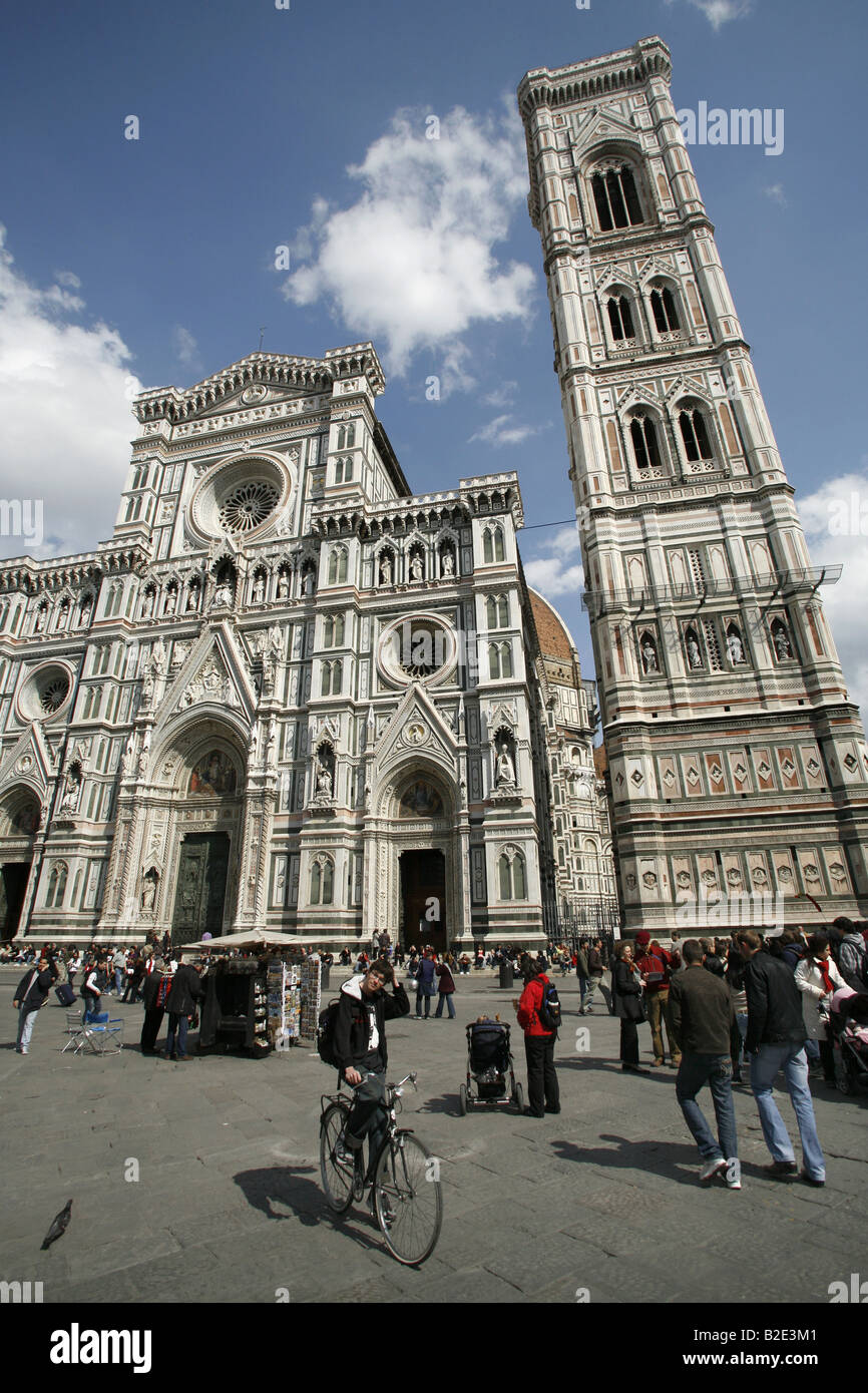 Die Basilica di Santa Maria del Fiore, Florenz, Toskana, Italien Stockfoto