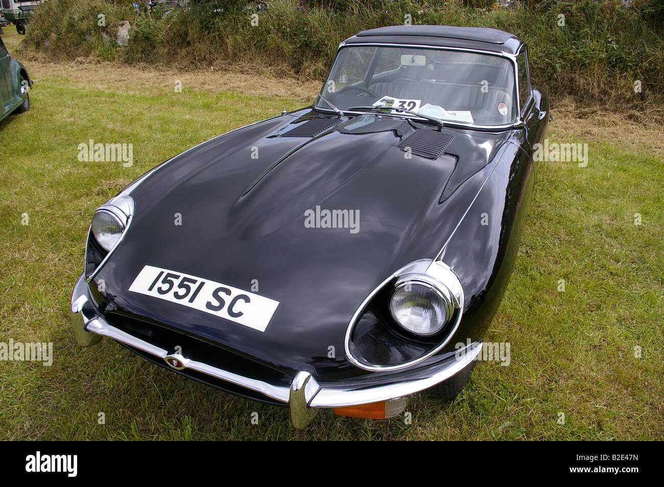 Jaguar E-Type Stockfoto