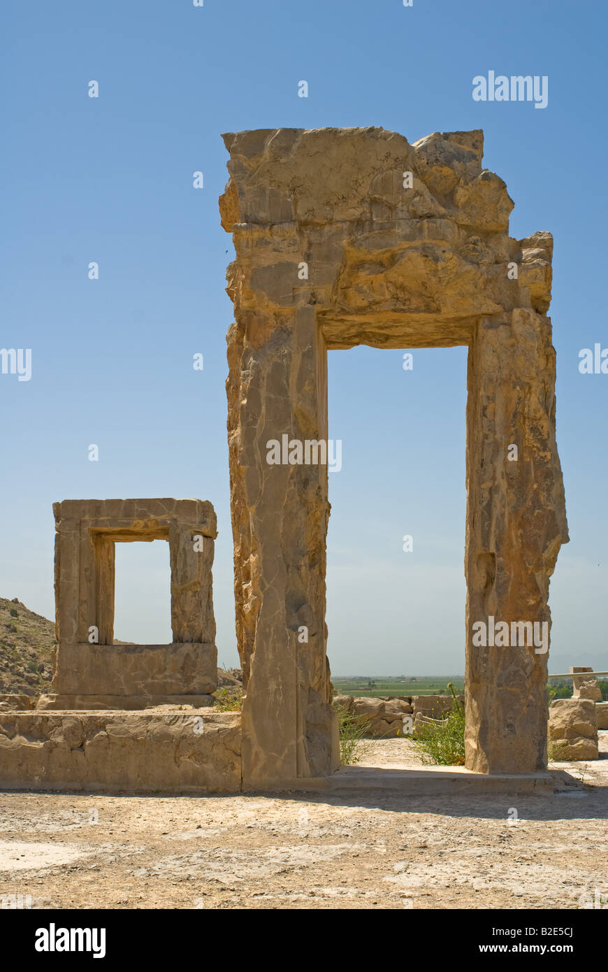 Ruinen der antiken Stadt Persepolis Stockfoto