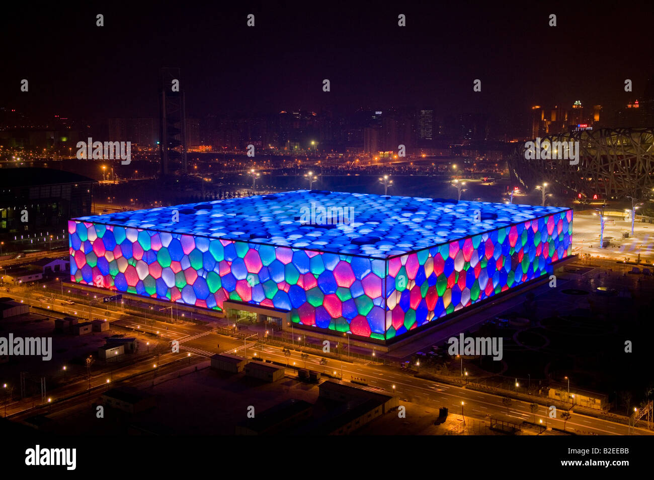 National Aquatics Center, Peking Stockfoto