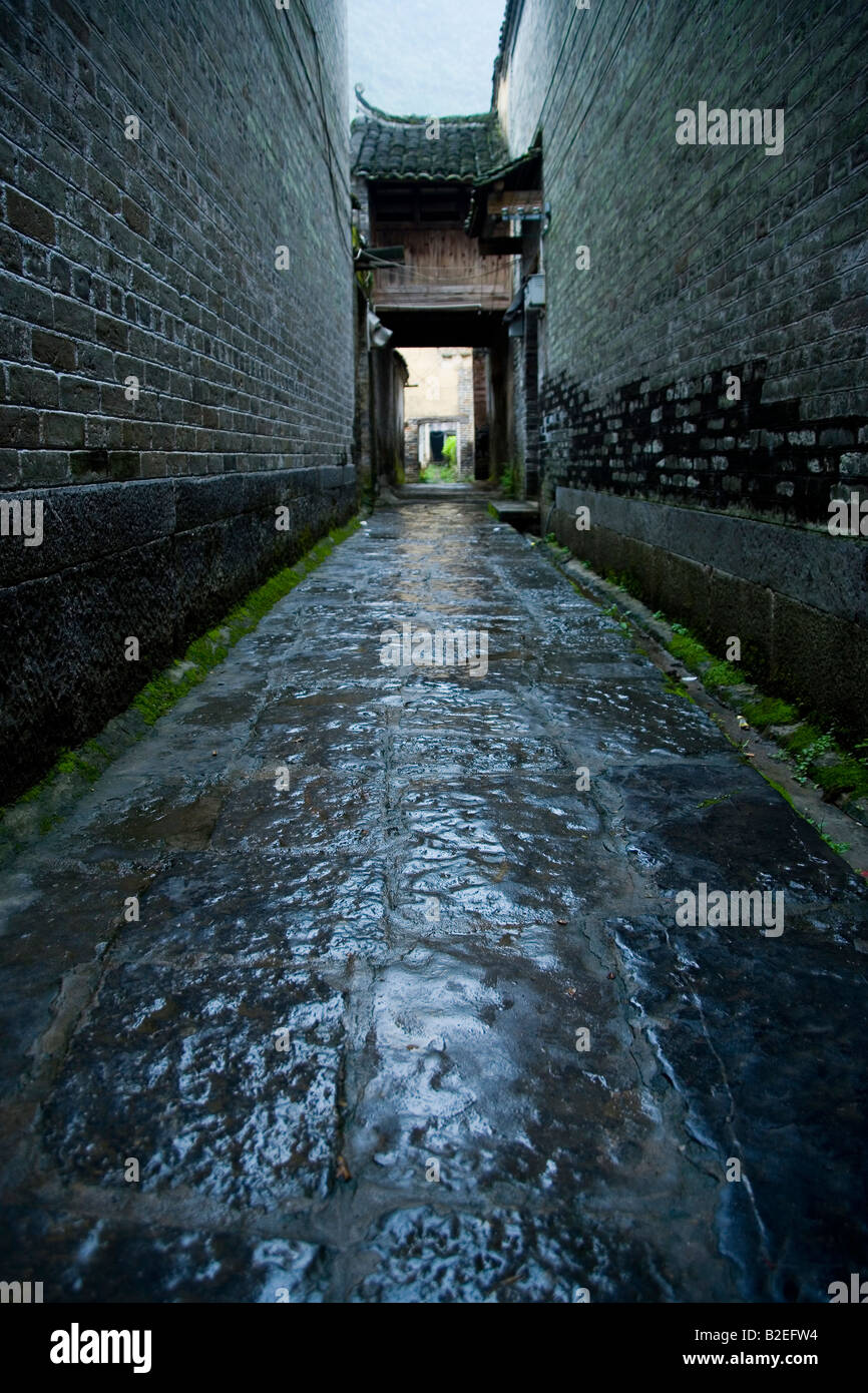 Guangxi, Guilin, Xingping, Fischerdorf Stockfoto