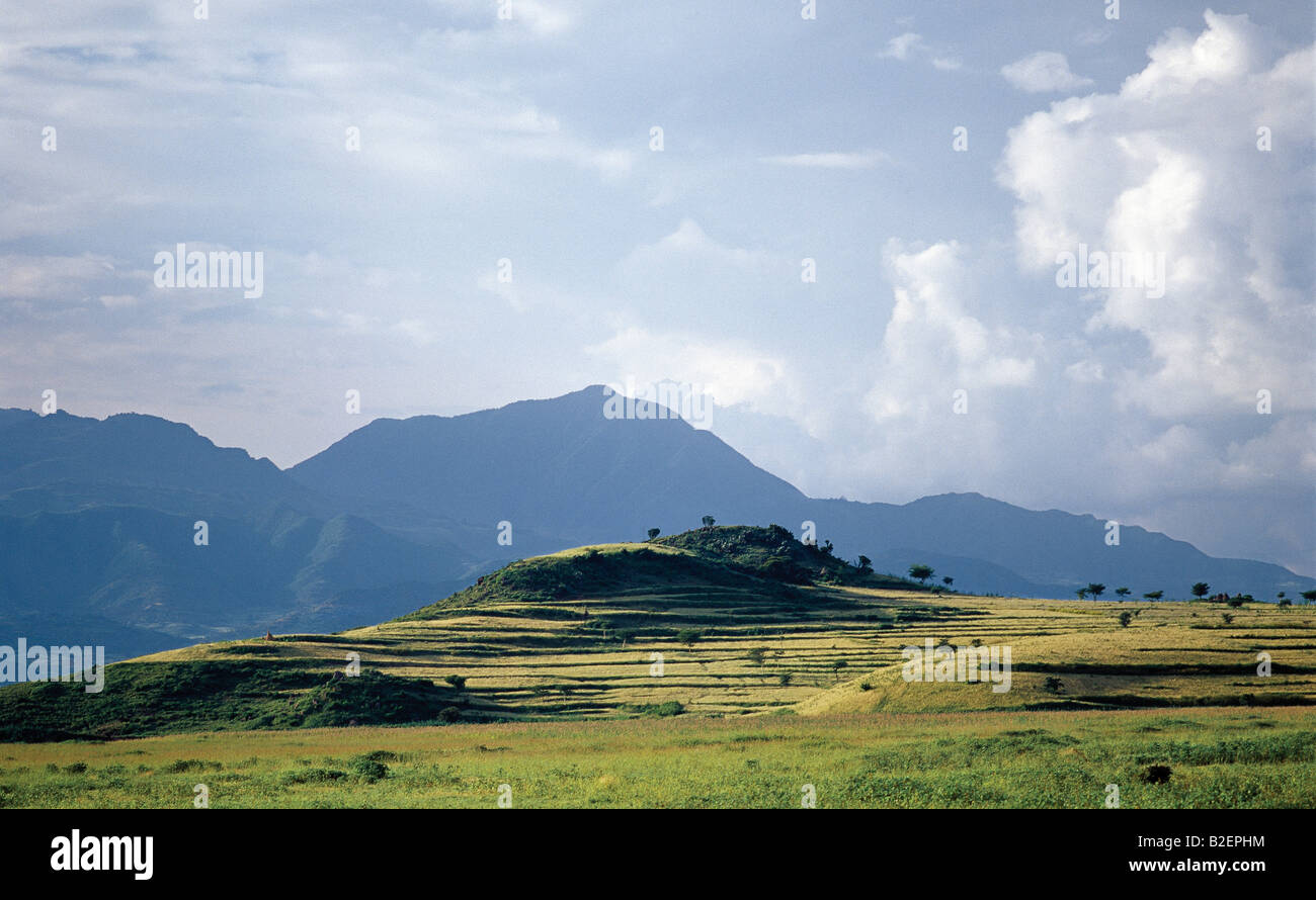 Äthiopien ist ein Land der weiten Horizonte und die dramatische Landschaft. Stockfoto