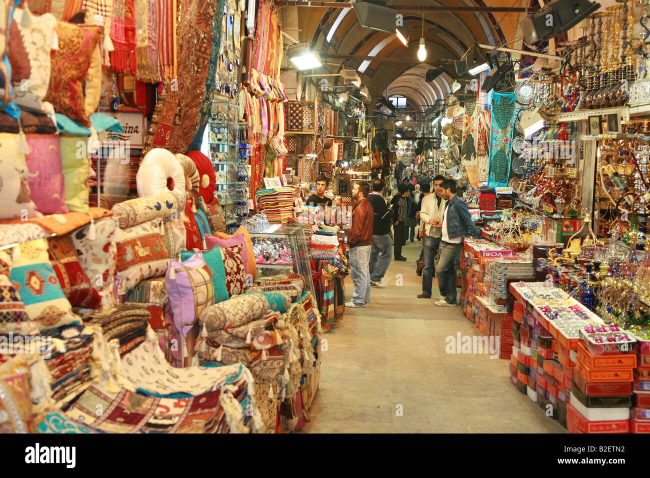 Der Grand Bazaar Kapali Carsi Istanbul Türkei Stockfoto