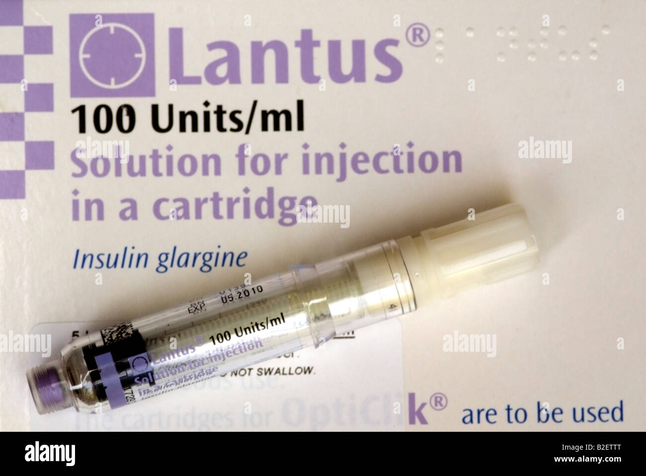 Lantus Insulin Stockfotos und bilder Kaufen Alamy