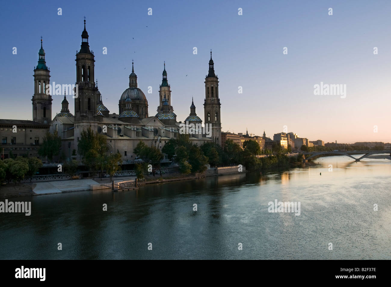 Catedral de Nuestra Señora del Pilar Stockfoto