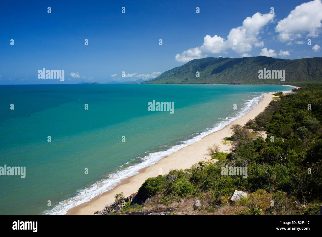 Blick auf das Korallenmeer - Cairns, Queensland, Australien Stockfoto