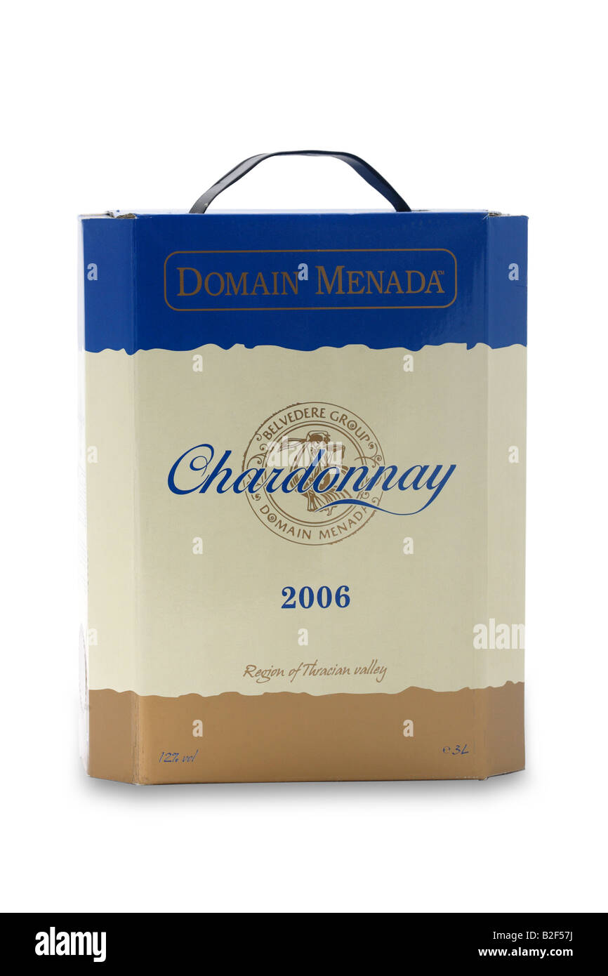Domäne Menada Chardonnay Region thrakischen Tal Wein Einheiten Stockfoto