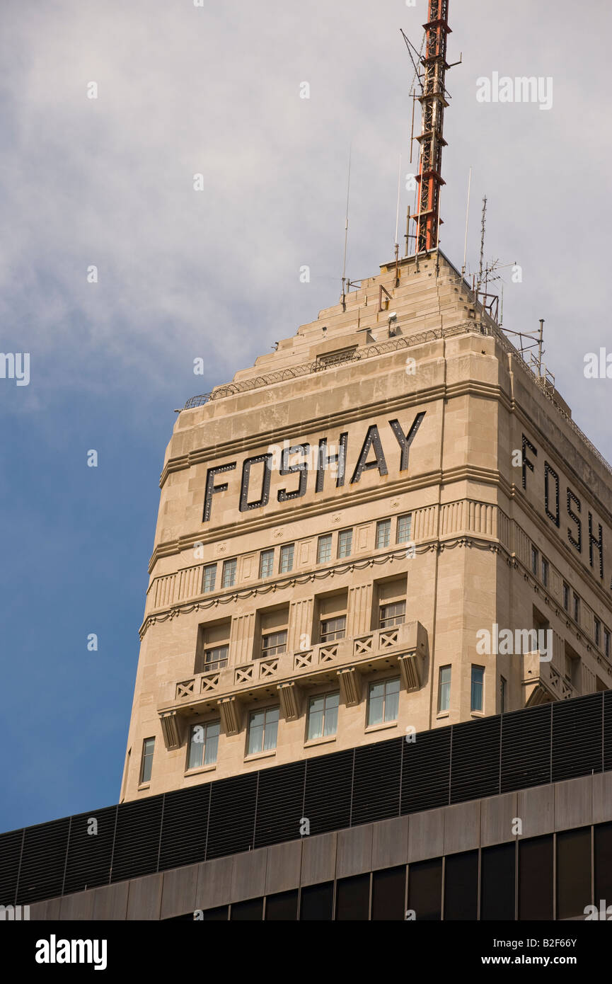 DAS STADTZENTRUM VON MINNEAPOLIS FOSHAY TOWER Stockfoto