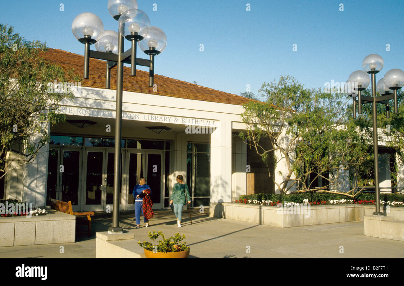 Richard Nixon Library, Yorba Linda, Kalifornien Stockfoto