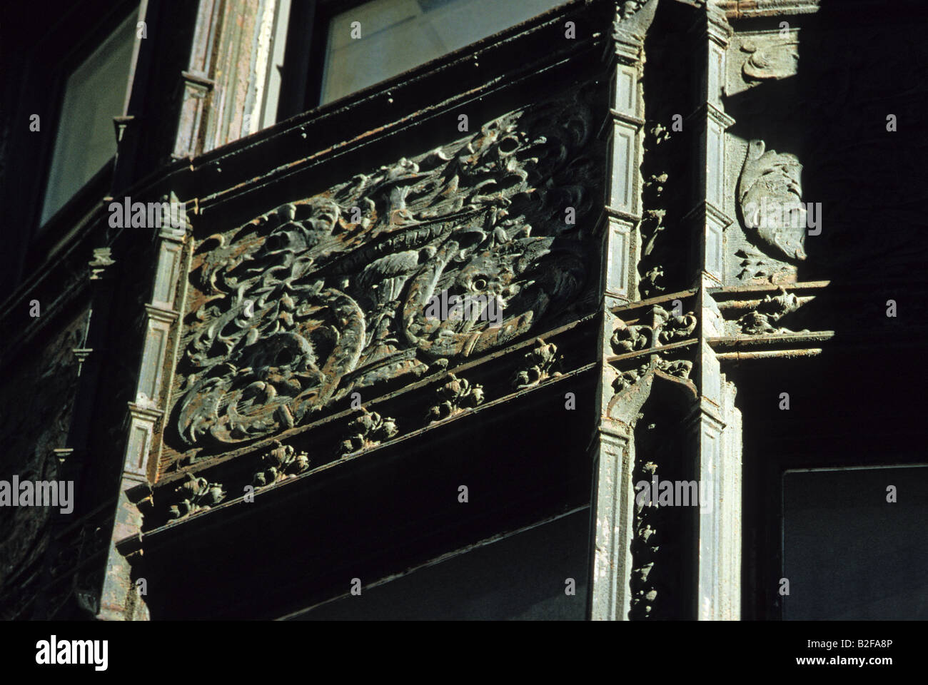 Broadway Alteisen Gebäude niedriger New York Stockfoto