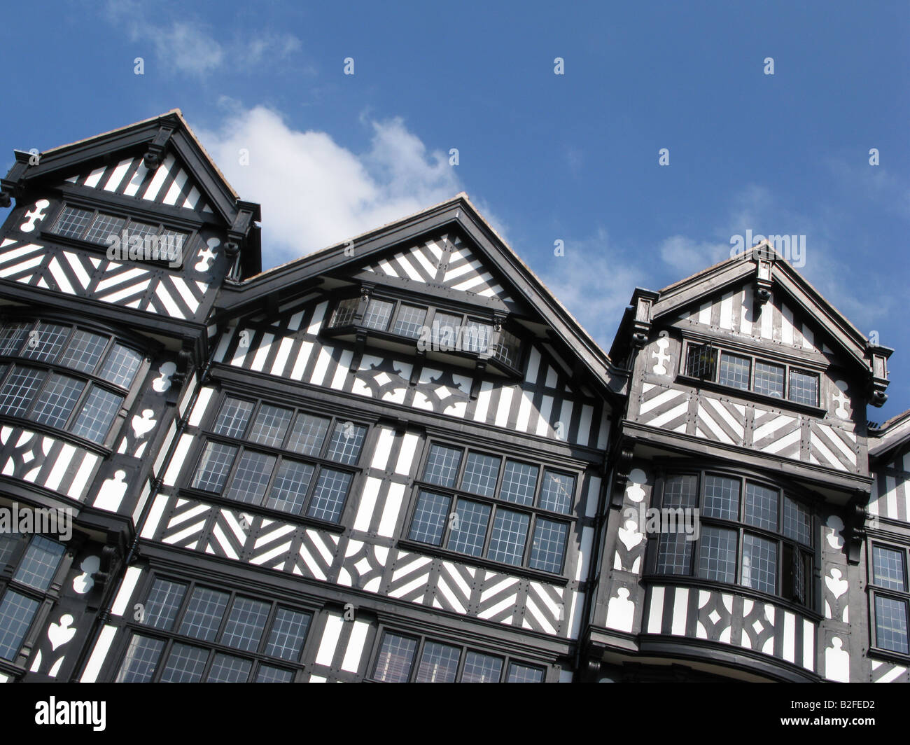 Bridge Street Reihe Tudor Gebäude City of Chester England UK United Kingdom Stockfoto