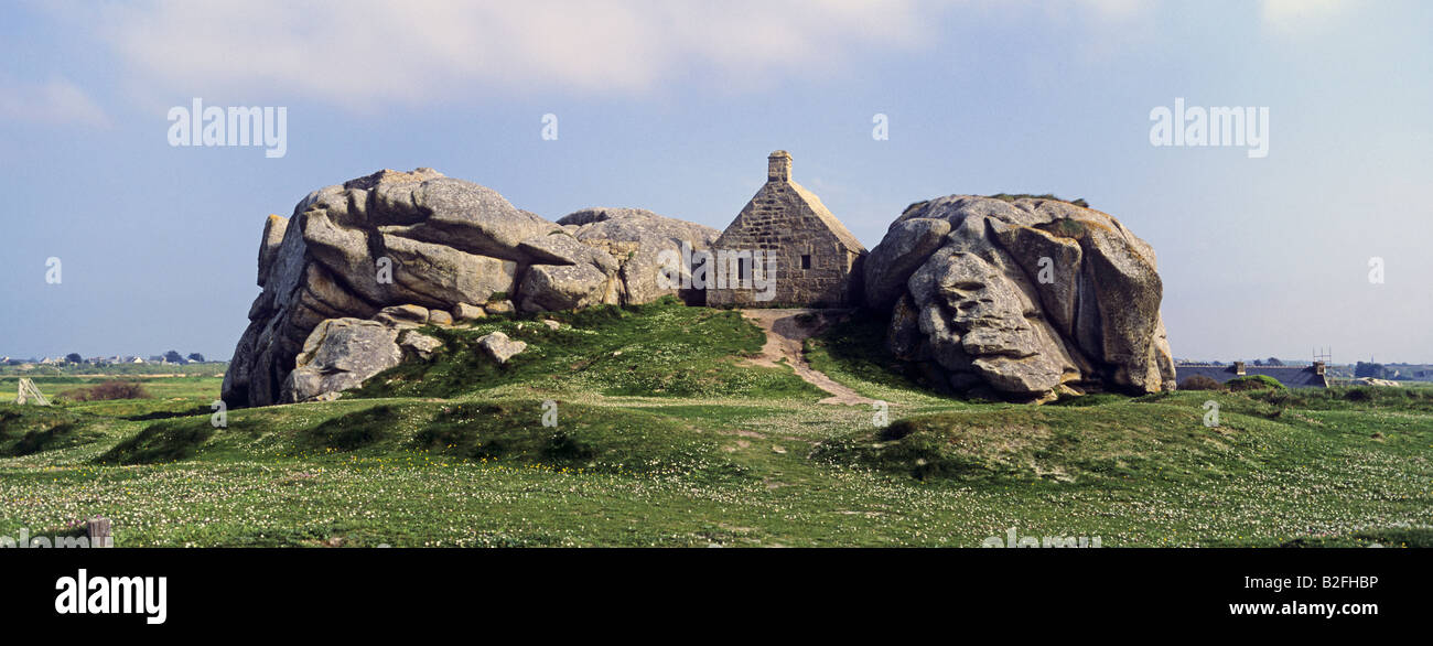 Haus in Frankreich Bretagne Stockfoto