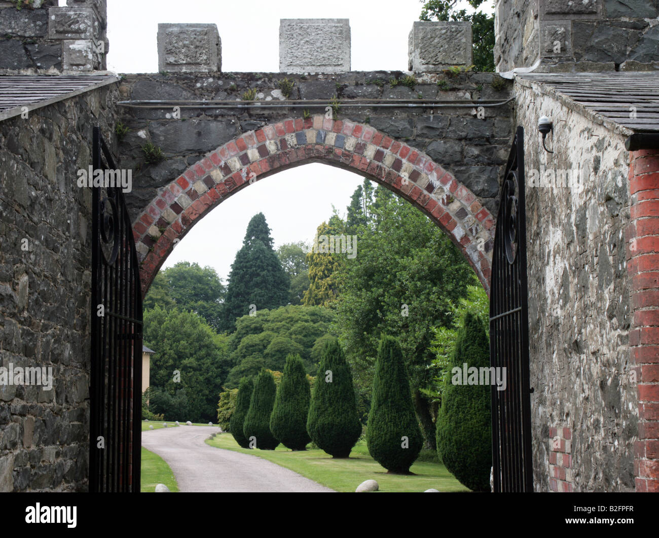 Rowallane Gärten Grafschaft, Nord-Irland Stockfoto