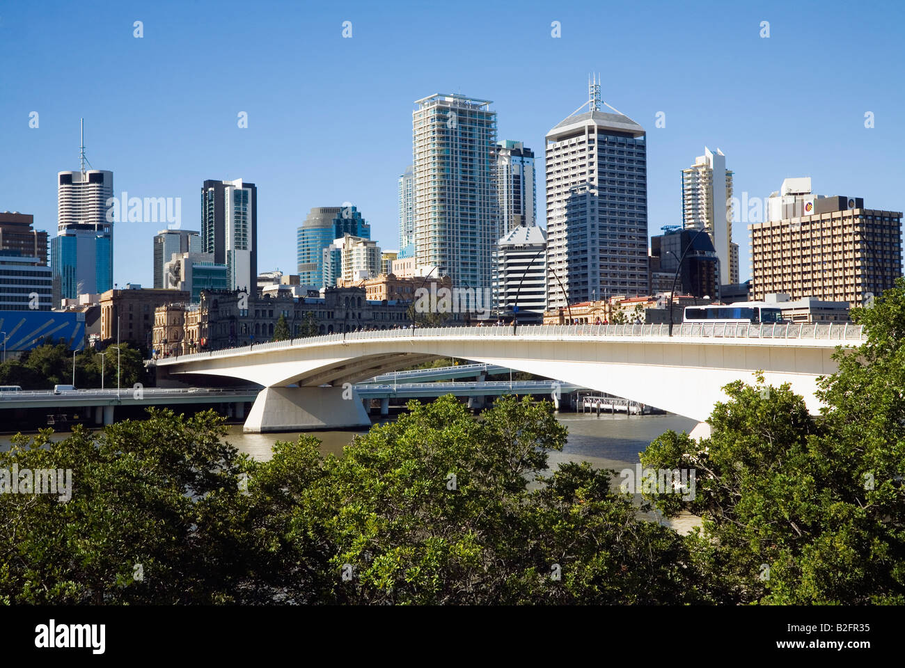 Bribane City - Brisbane, Queensland, Australien Stockfoto
