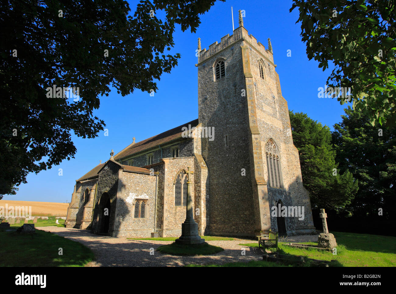 All Saints Church in Burnham Thorpe, Norfolk, England. Stockfoto