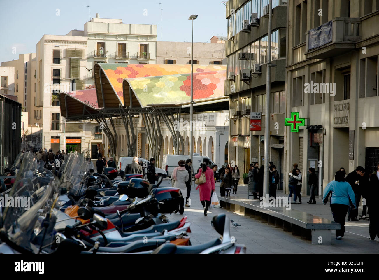 Santa Caterina Markt Barcelona Spanien Stockfoto