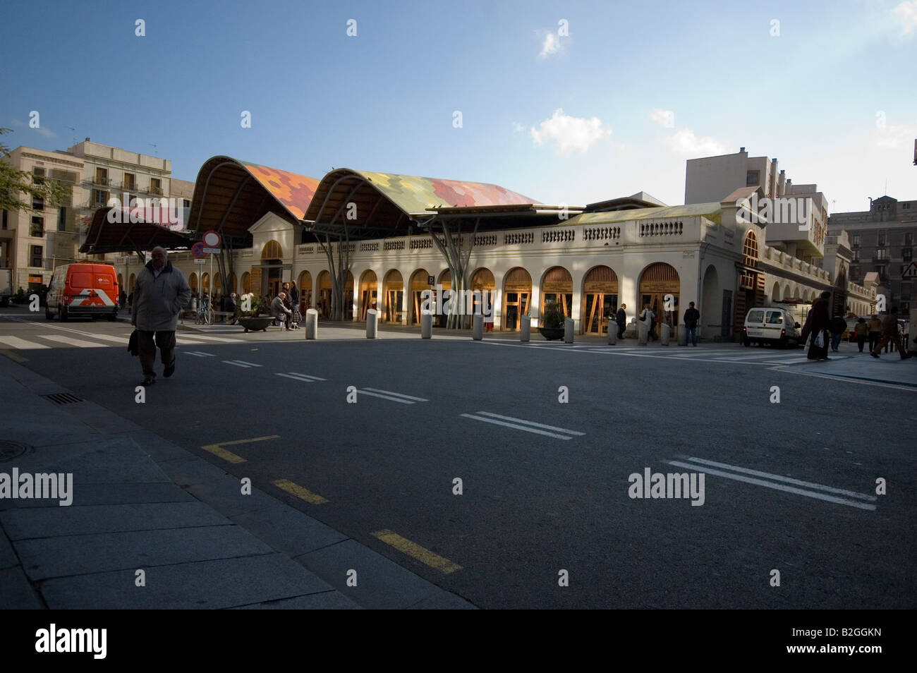 Santa Caterina Markt Barcelona Spanien Stockfoto