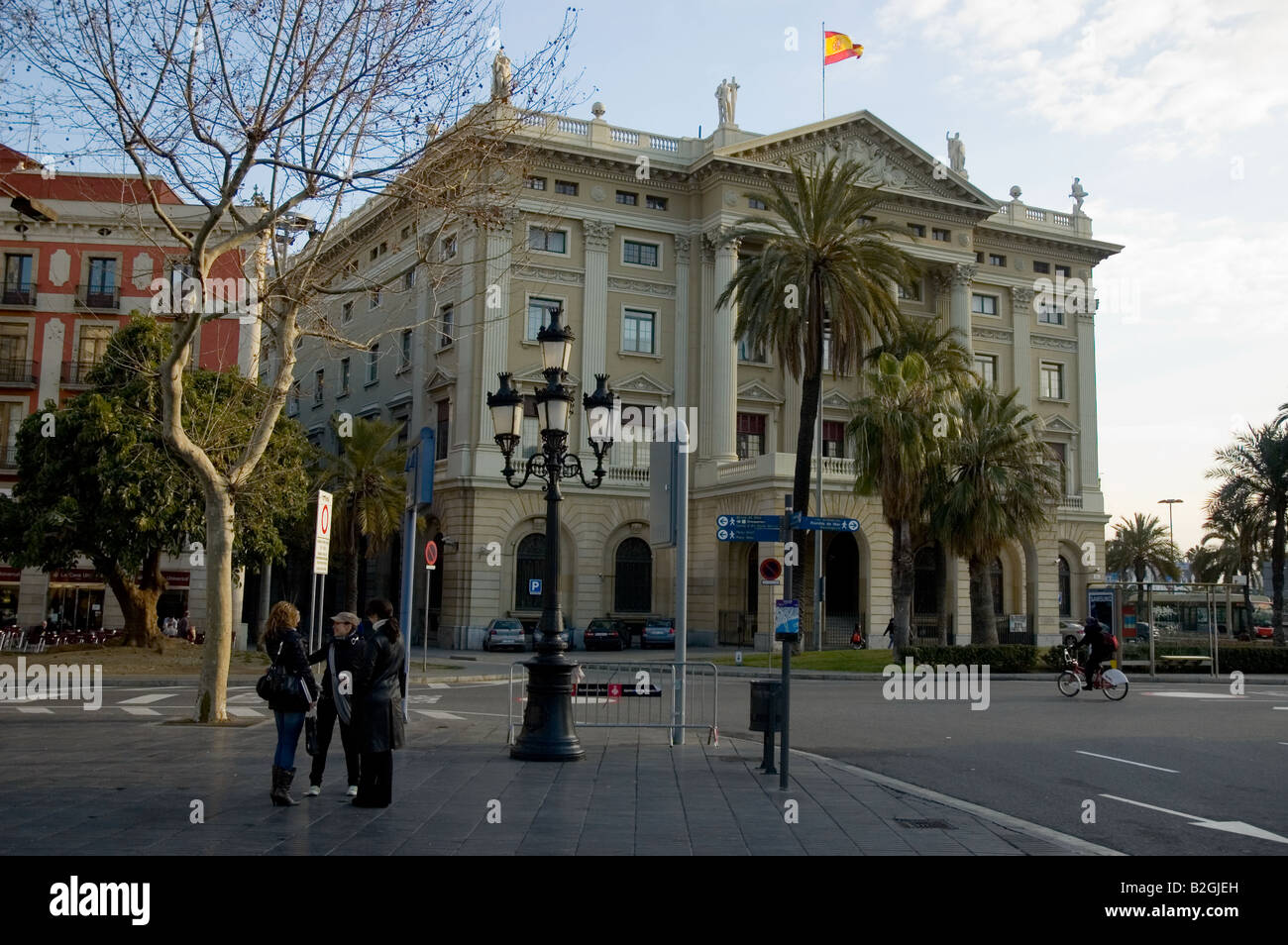 Gobierno Militar Fassade Barcelona Spanien Stockfoto