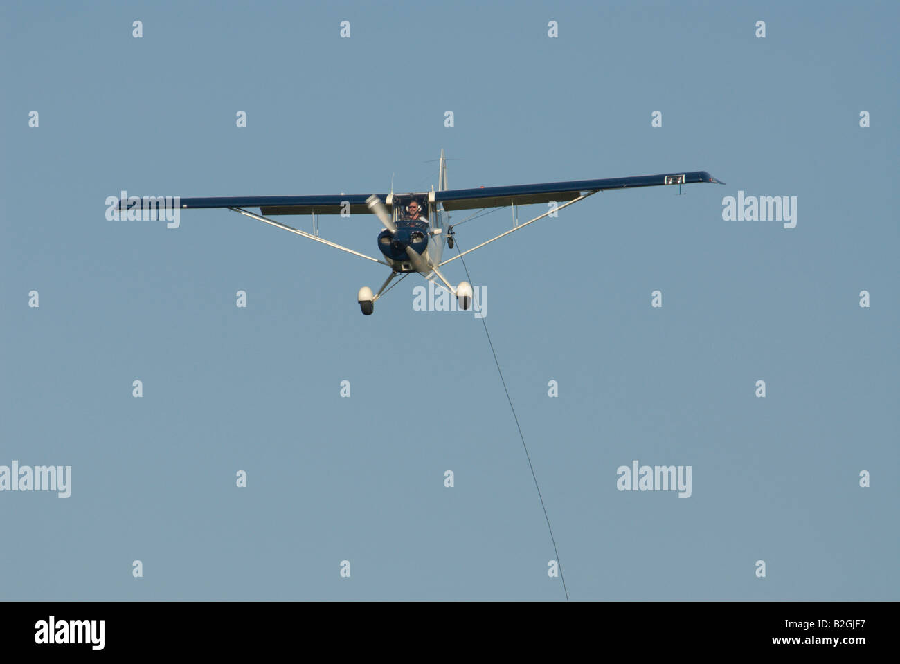 Endanflug Landung Flug Flugzeug Flugverkehr Handwerk Stockfoto