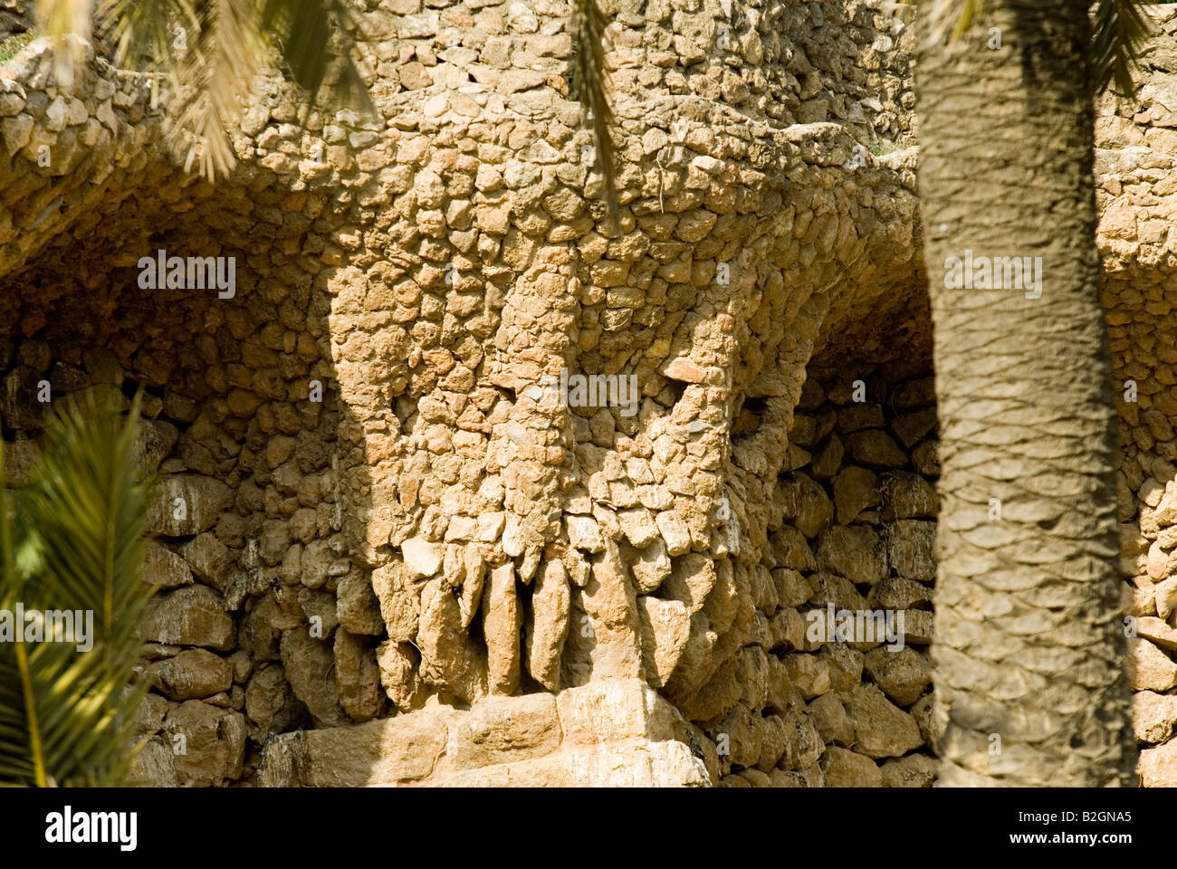 Park Güell barcelona Stockfoto