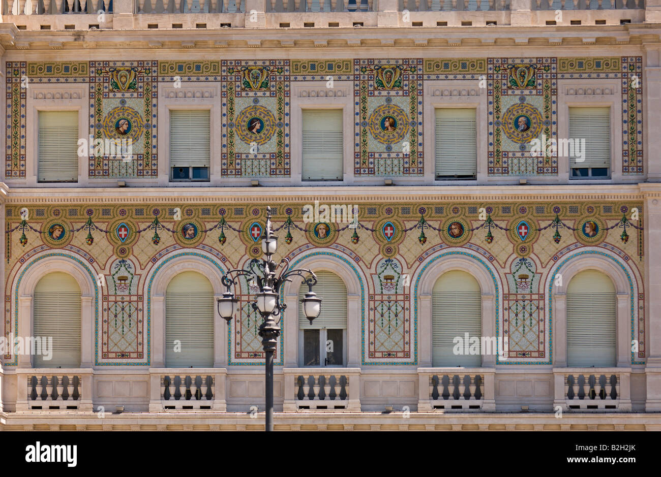 Piazza della Unita d Italia Triest Italien Europa Stockfoto