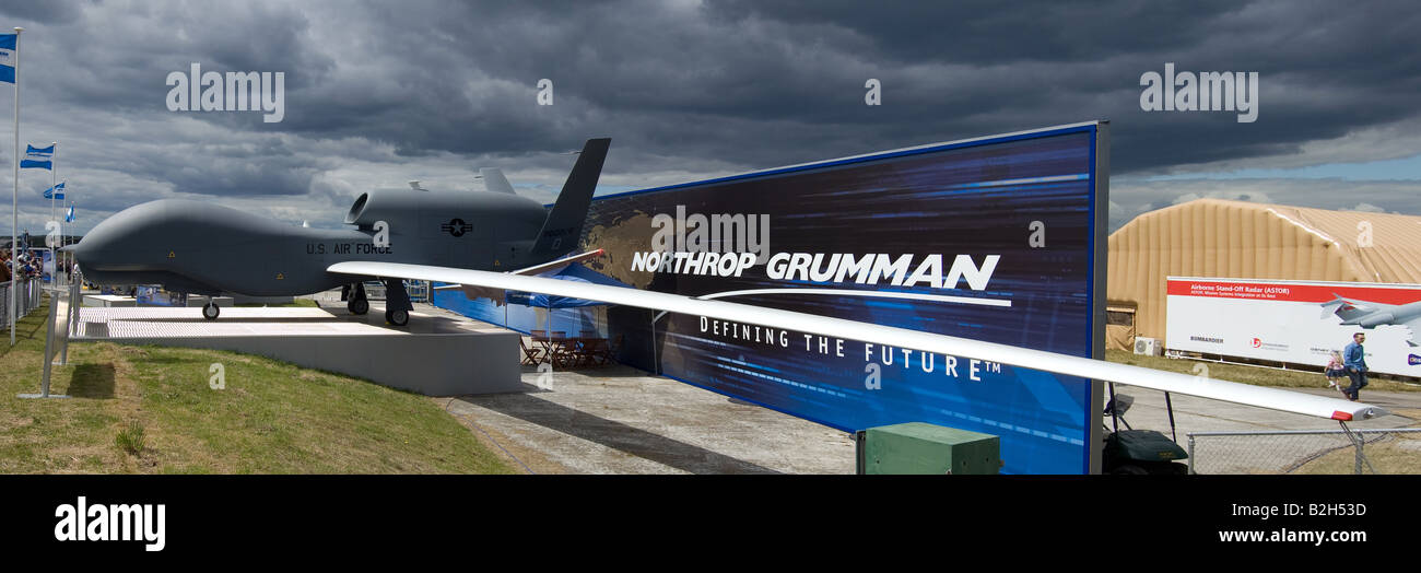 Ein Global Hawk auf dem display Stockfoto
