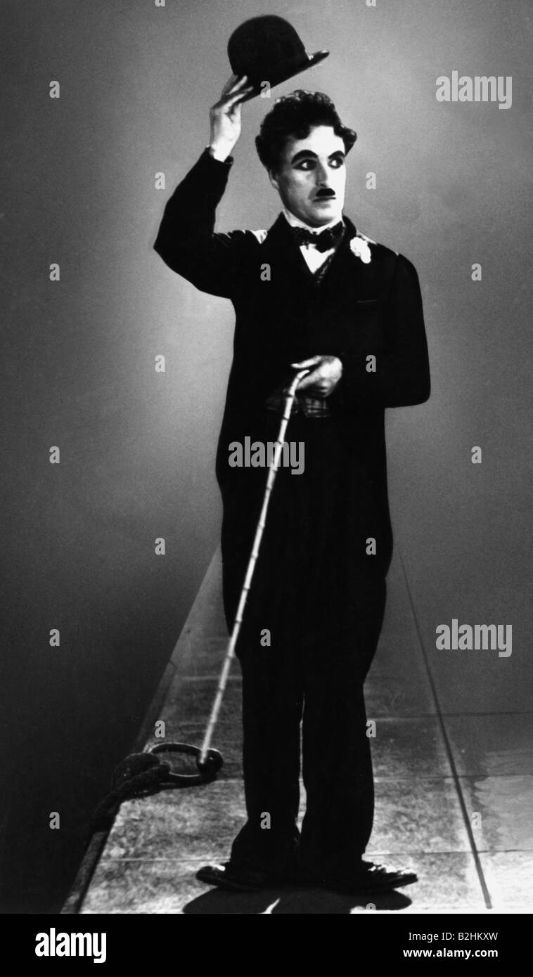 Chaplin, Charles Spencer 'Charlie', 16.4.1889 - 25.12.1977, britischer Schauspieler und Regisseur, volle Länge, 1920er Jahre, Stockfoto