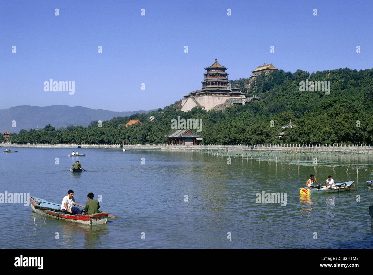 Geographie/Reise, China, Peking, Kaiserpalast, Langlebigkeitshügel, 1970er Jahre, Stockfoto