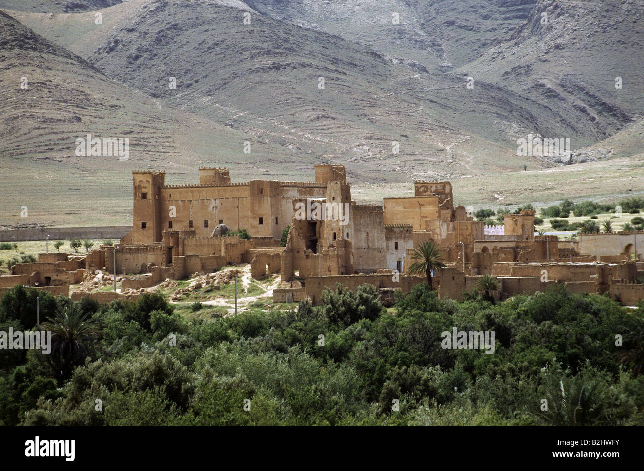 Geographie / Reisen, Marokko bei Taliouine, Kasbah, Stockfoto