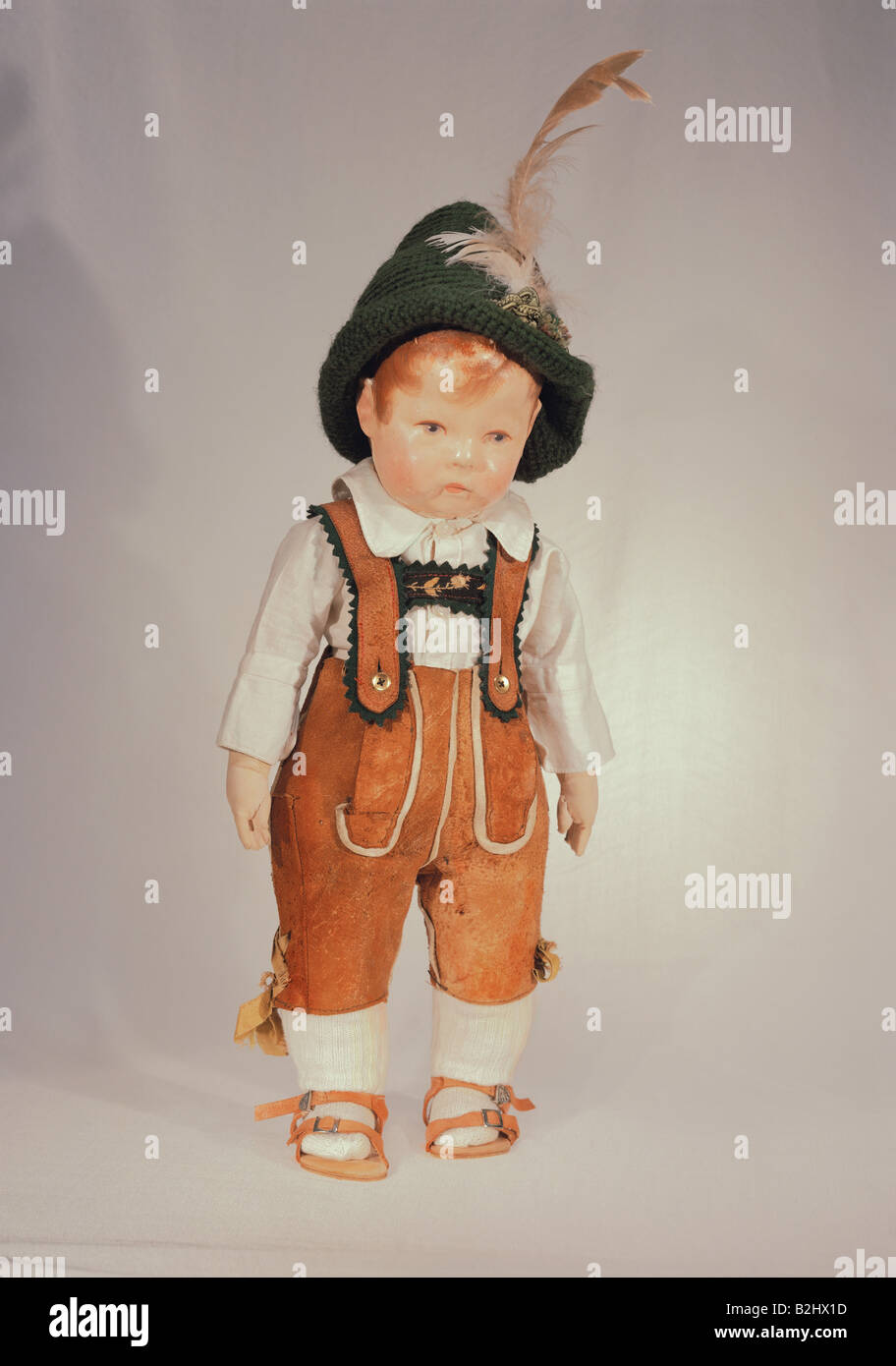 Spielzeug, Puppen, Puppe, von Kaethe Kruse (1883 - 1968), Höhe 43 cm