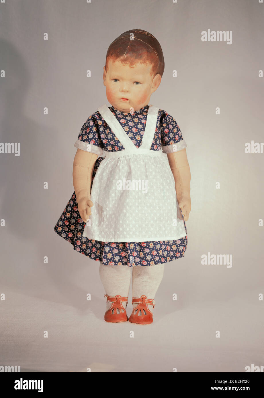 Spielzeug, Puppen, Puppe, von Kaethe Kruse (1883 - 1968), Höhe 43 cm