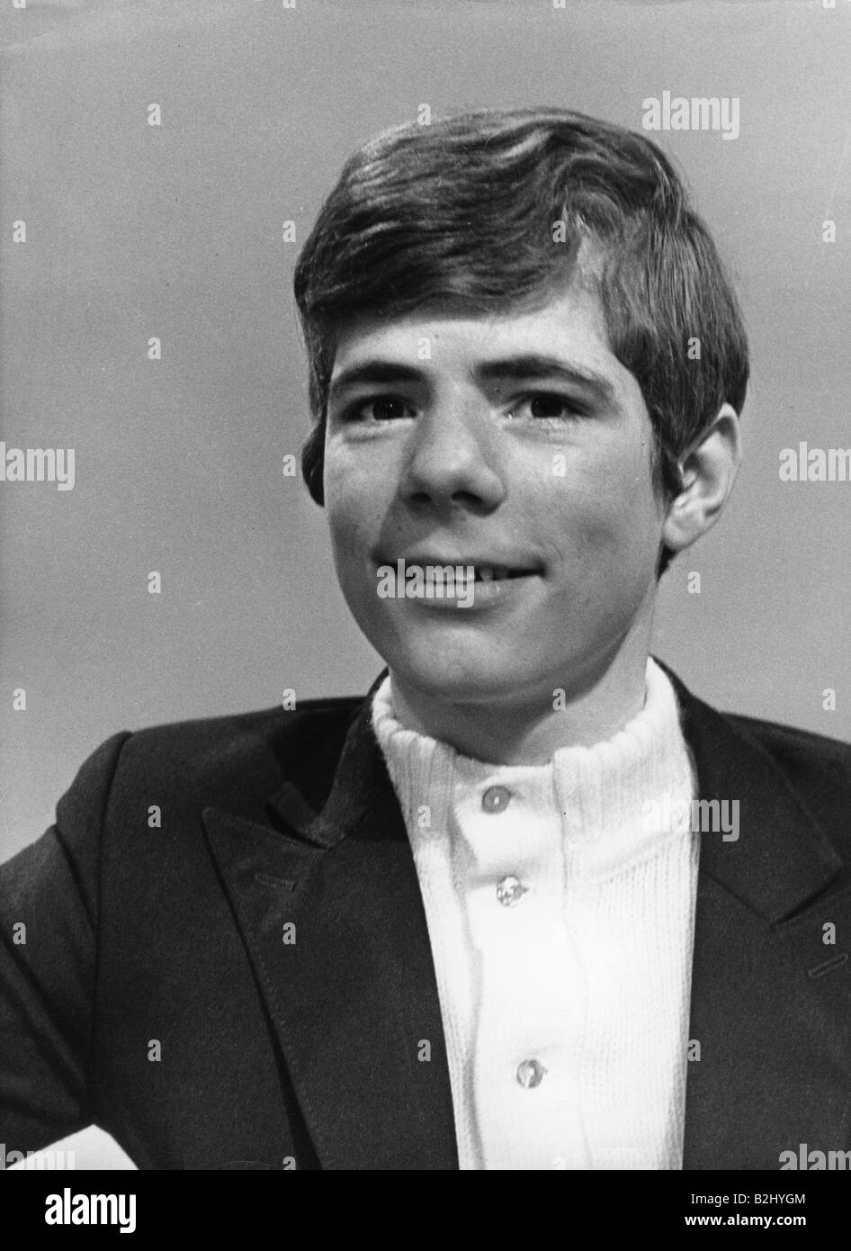 Heintje, * 12.8.1955, niederländischer Sänger und Schauspieler, halbe Länge, ca. 1970, Stockfoto