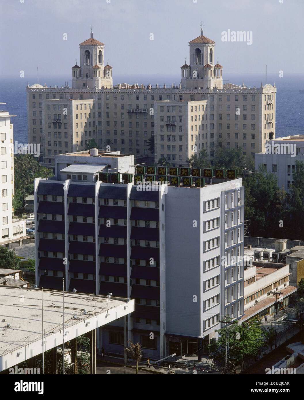 Geographie/Reise, Kuba, Havanna, "National" Hotel, Ansicht, Übersicht, Hotel Nacional de Cuba, Außenansicht, Stockfoto