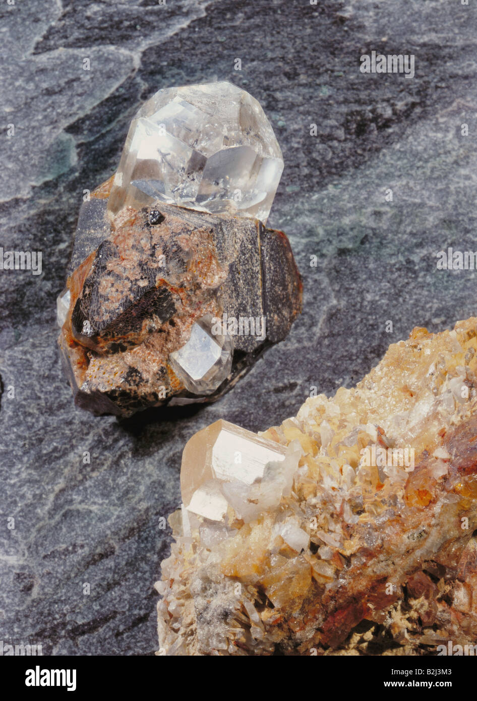 Geologie, Mineralien, Topaz, private Sammlung, Additional-Rights - Clearance-Info - Not-Available Stockfoto