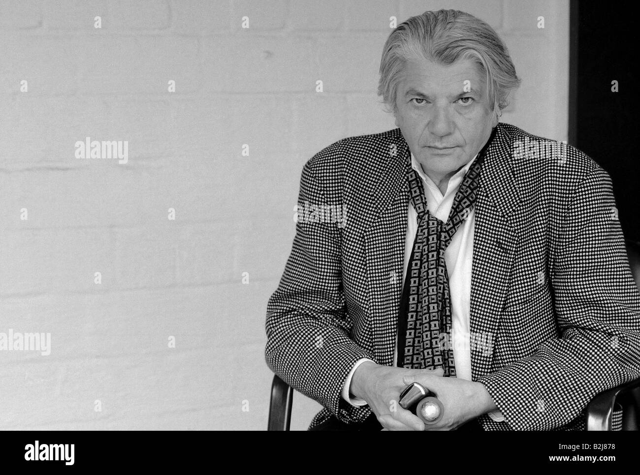 Nizon, Paul, * 19.12.1929, Schweizer Autor/Schriftsteller, halbe Länge, Köln, 1990er Jahre, Stockfoto