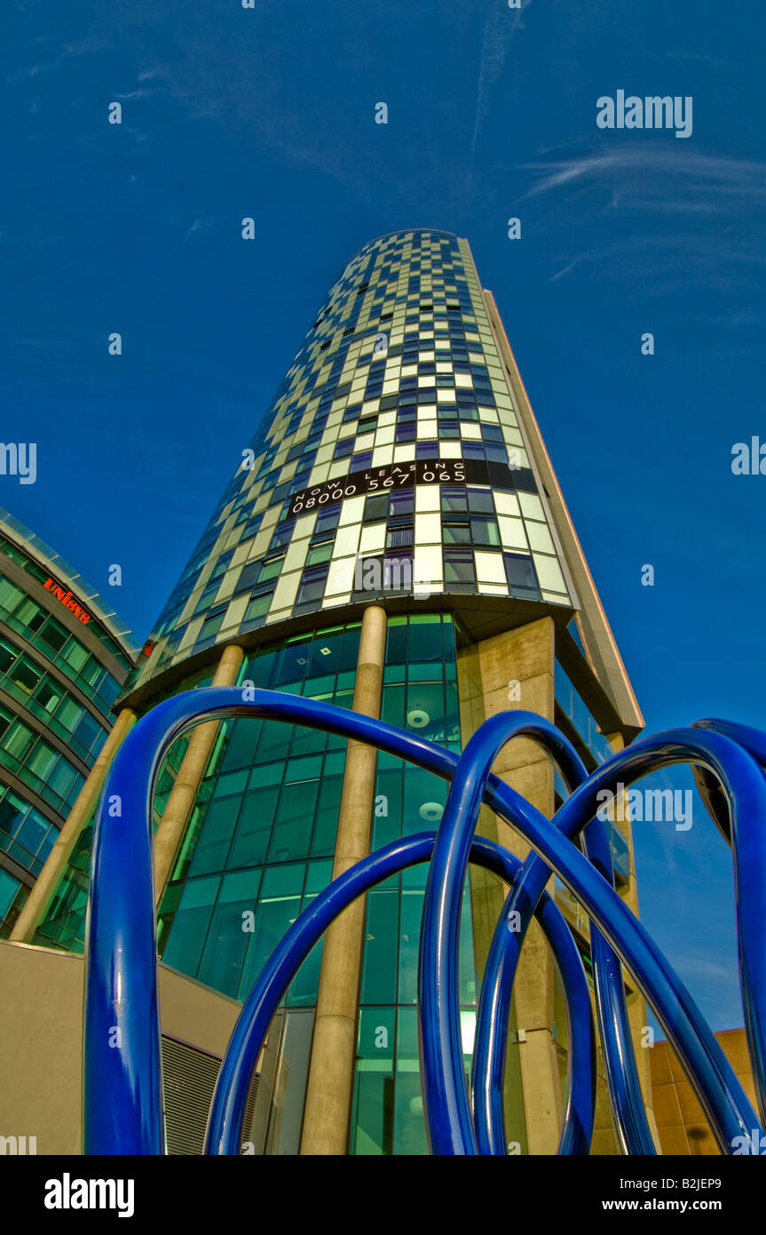 Beetham Hochhaus Turm West Liverpool Waterfront das höchste Gebäude in Liverpool Stockfoto