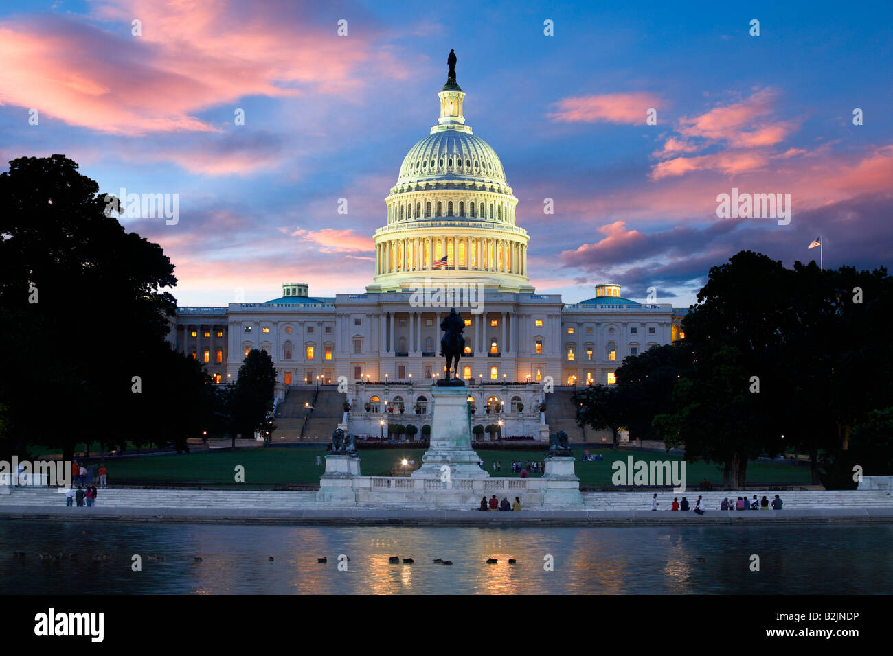 Kapitol in Washington, D.C. Stockfoto