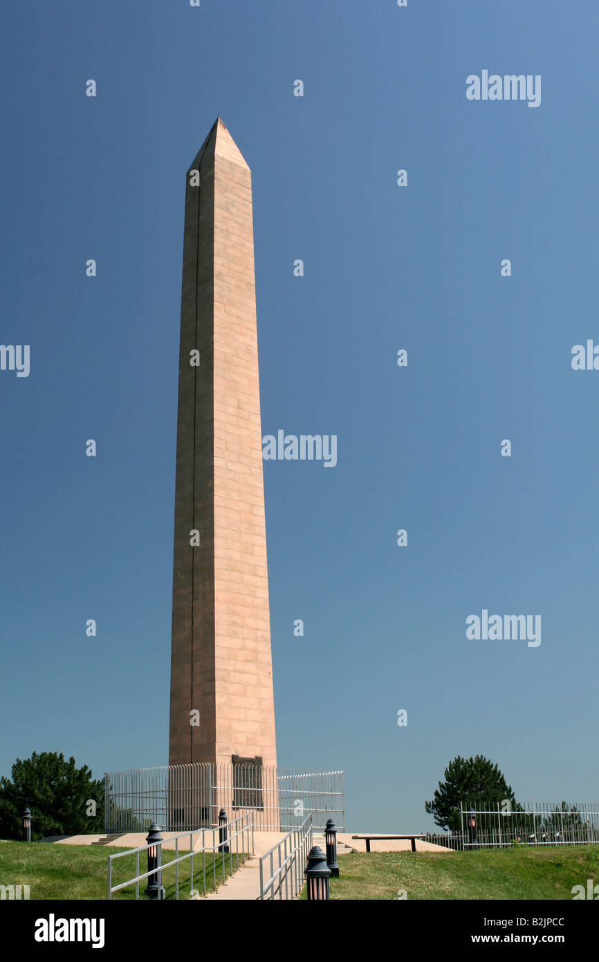 Sergeant Floyd Denkmal Sioux City in Iowa Stockfoto