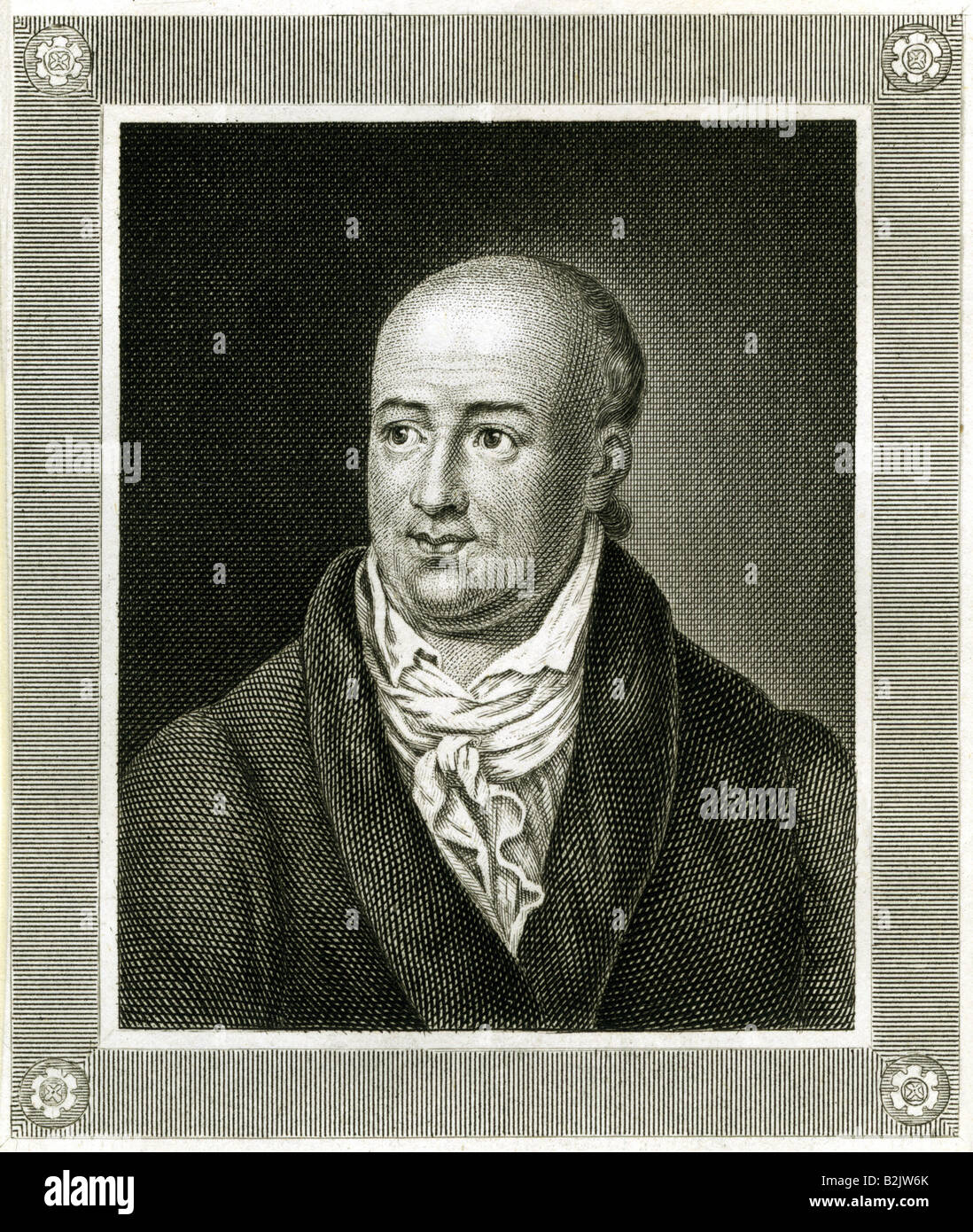 Geßner, Salomon, 1.4.1730 - 2.3.1788, Schweizer Maler und Autor/Autorin, Porträt, Stahlstich, Jahrhundert, Artist's Urheberrecht nicht gelöscht werden Stockfoto