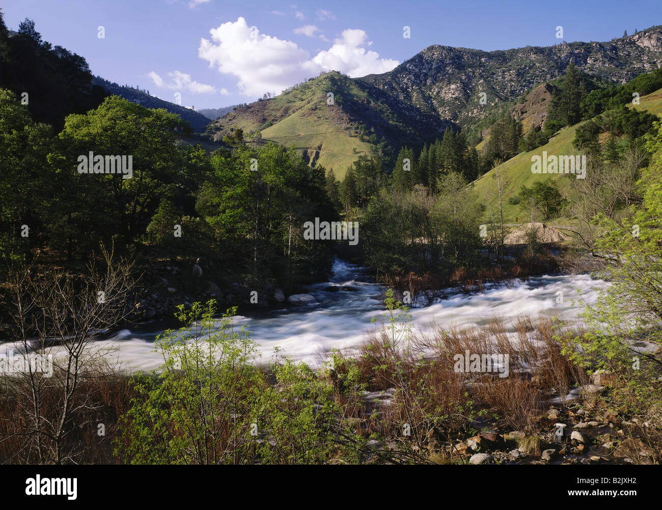 Geographie/Reisen, USA, Kalifornien, Landschaften, Sierra National Forest und Merced River, Additional-Rights - Clearance-Info - Not-Available Stockfoto