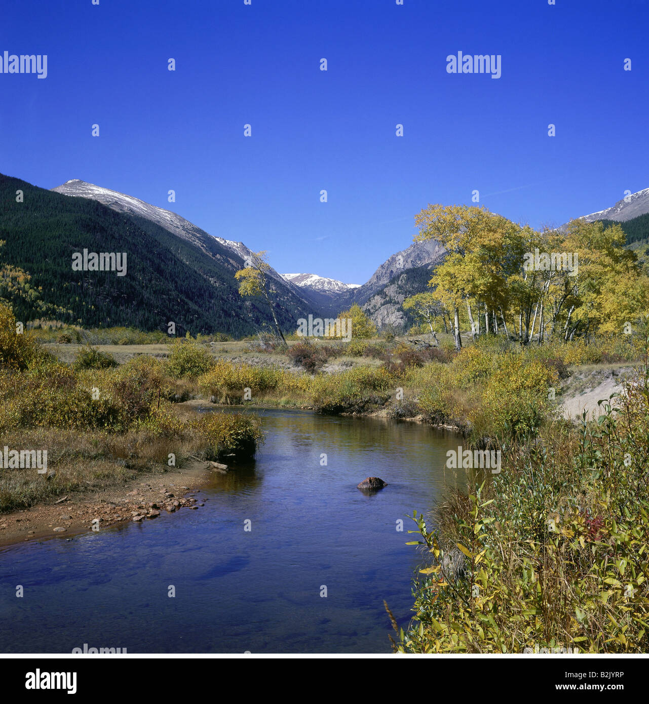 Geographie/Reisen, USA, Utah, Landschaft, Rocky Mountain National Park, Fall River, Additional-Rights - Clearance-Info - Not-Available Stockfoto