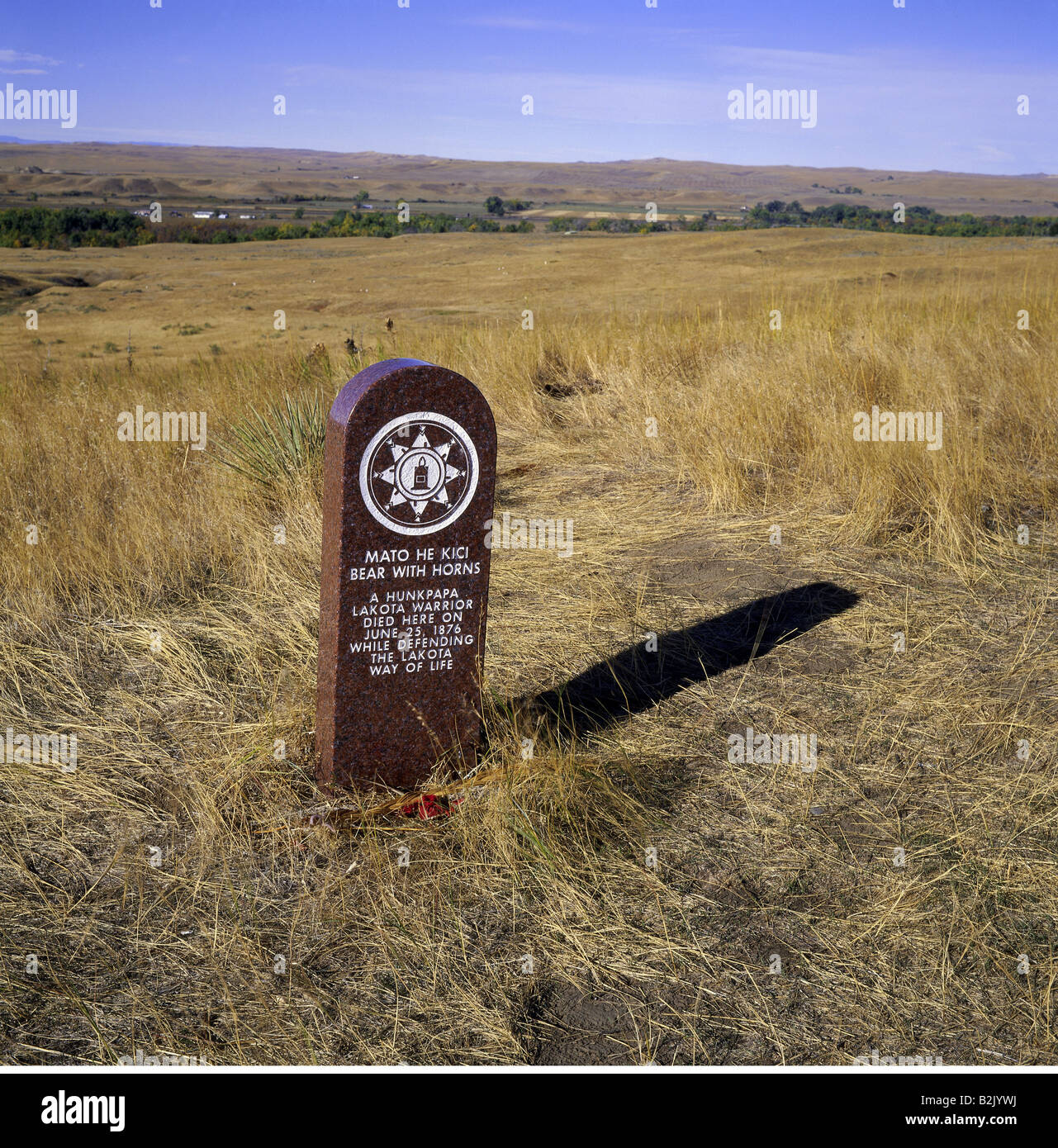 Geographie/Reisen, USA, Montana, Little Bighorn Battlefield, Additional-Rights - Clearance-Info - Not-Available Stockfoto