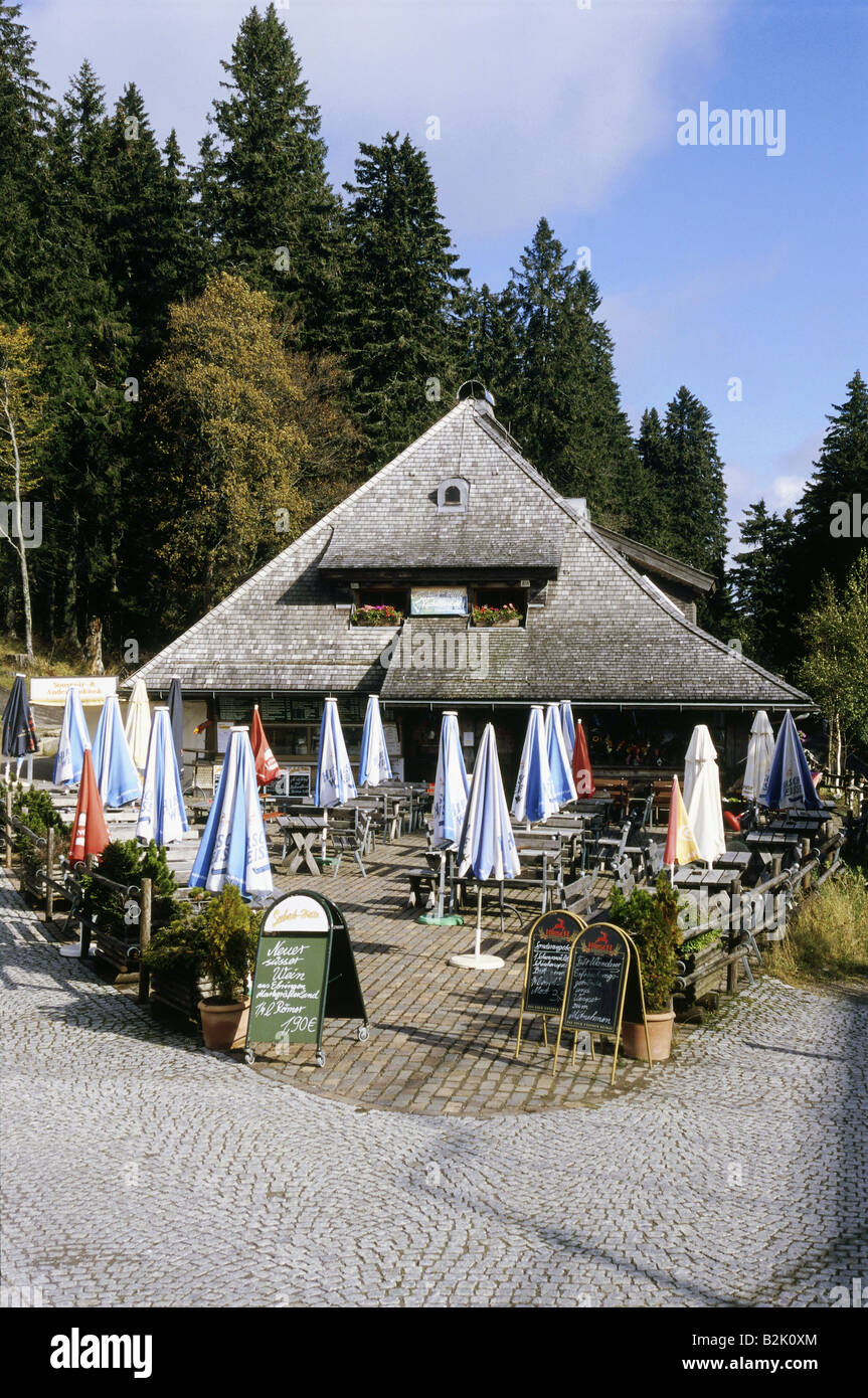 Gastronomie, Restaurant, Deutschland, Seebuck Hütte, Außenansicht, Feldberg, Additional-Rights - Clearance-Info - Not-Available Stockfoto