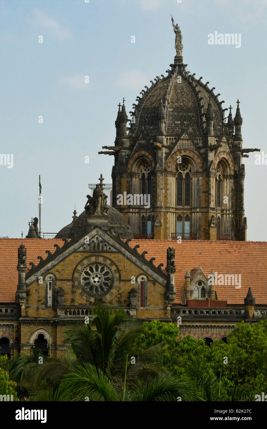 CST Chhatrapati Shivaji Terminus in Mumbai Indien Stockfoto