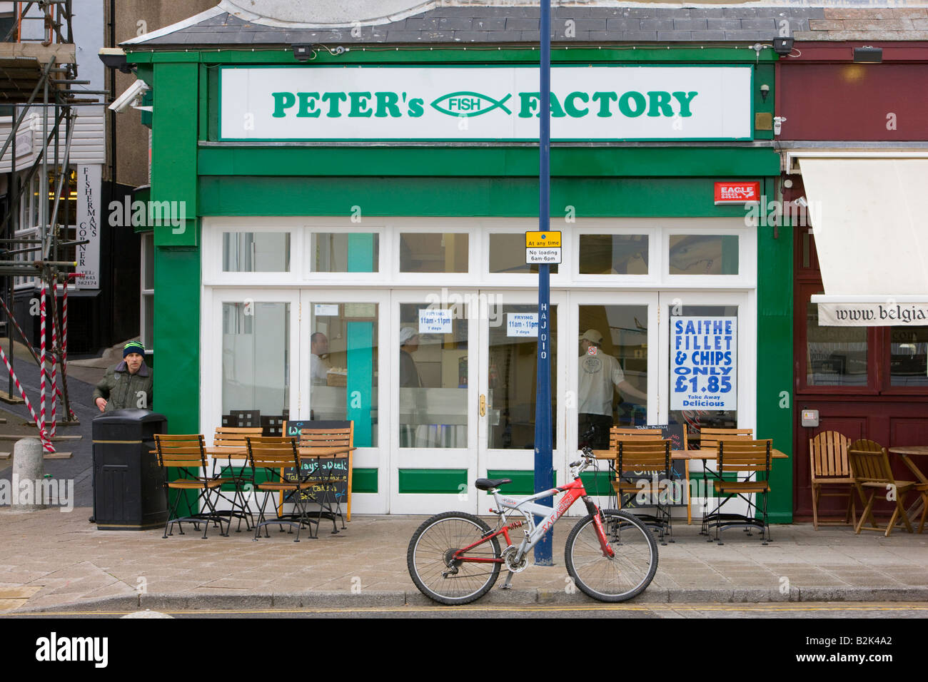 Peter s Fischfabrik Fisch und chip-Shop in Ramsgate, Kent Stockfoto