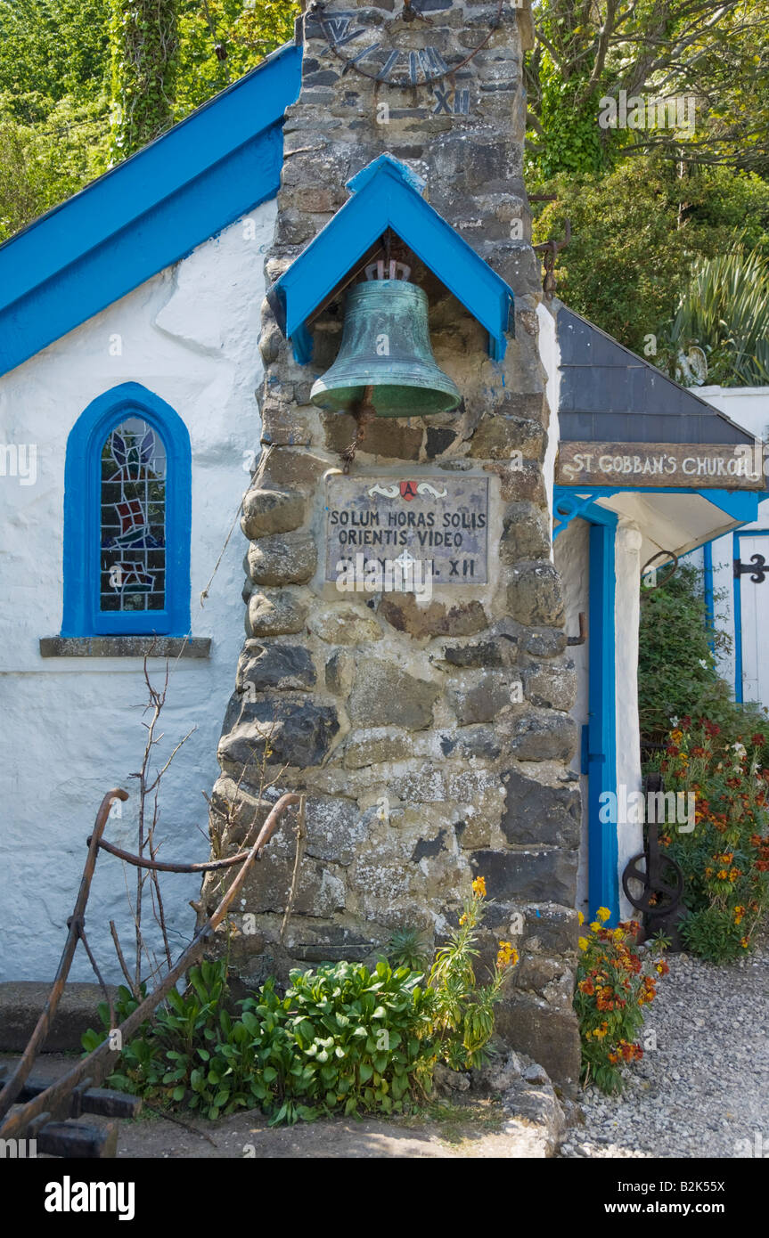 St. Gobbans Kirche Port Braddon wird berichtet, dass die kleinste in Irland County Antrim Nordirland Großbritannien GB EU Europa Stockfoto